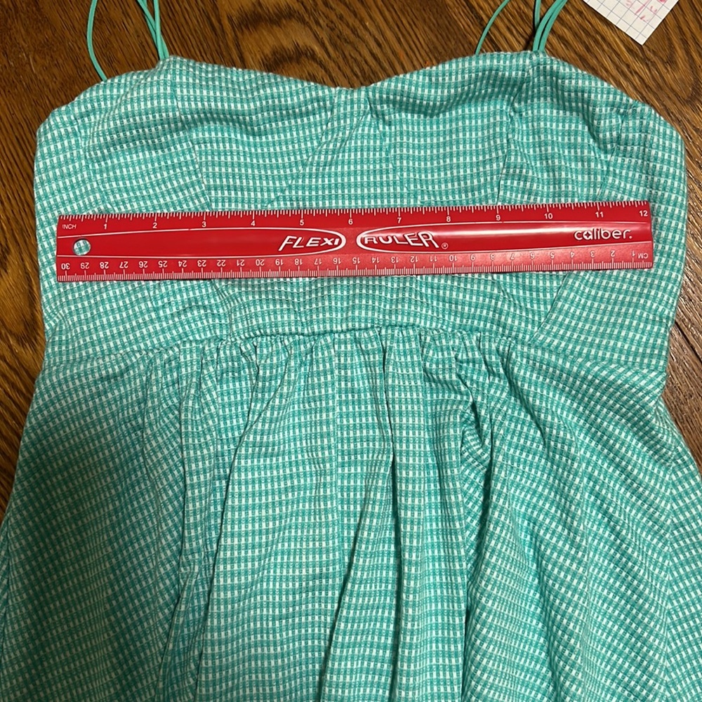 Urban Outfitters sz S jumper Teal and White - Picture 5 of 5